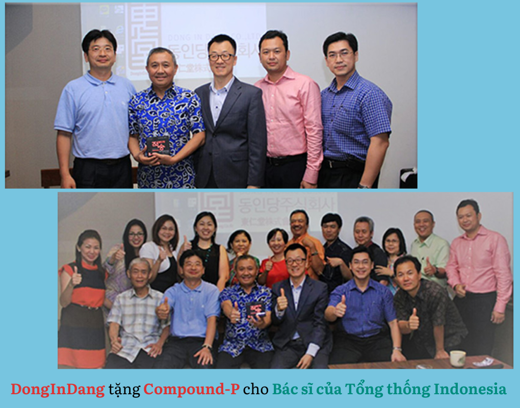 Dongindang tặng compound p cho bác sĩ của tổng thống indonesia